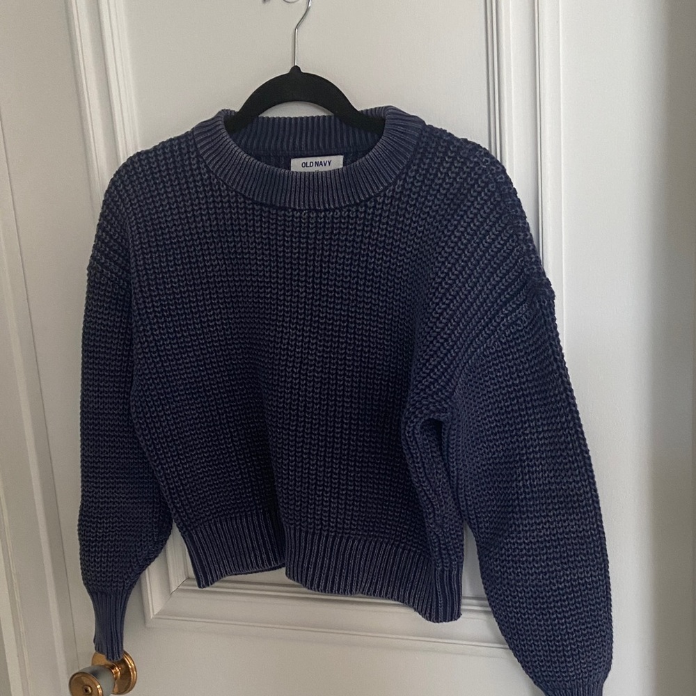 Old Navy Women's Navy Crew Neck Sweater